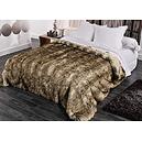 Couvre lit fausse fourrure GRIZZLY